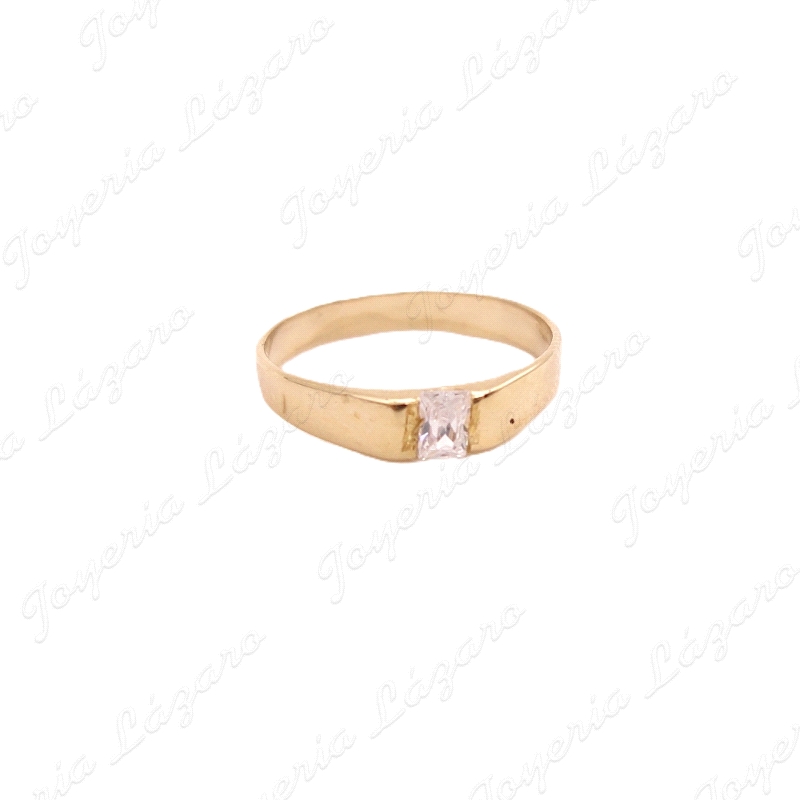 SORTIJA ORO 18 KTS SOLITARIO BEBÉ 1ª POSTURA