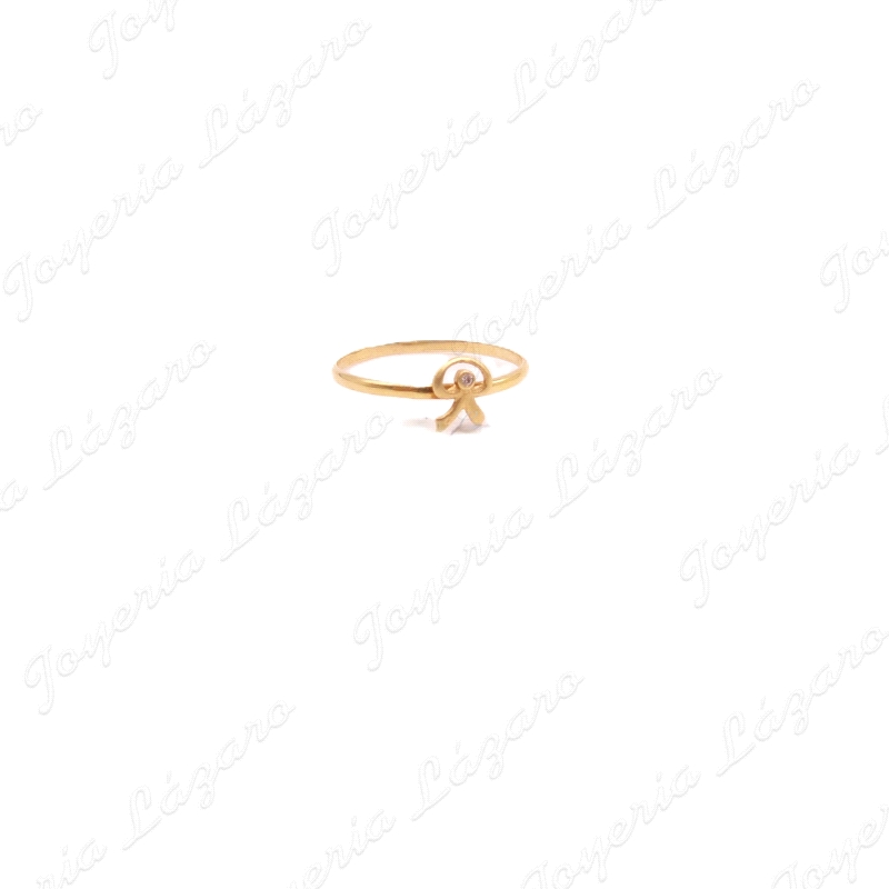 SORTIJA 18KTS PEQ. INDALO