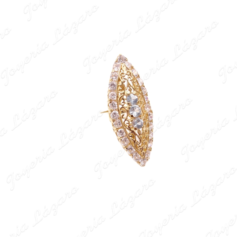 SORTIJA 18KTS LANZADERA AGUAMARINA