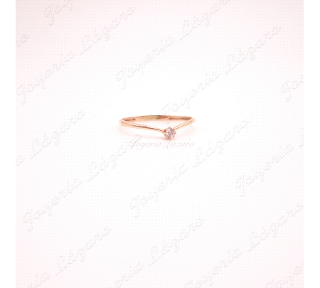 SORTIJA 18KTS PAN. TRES COLORES