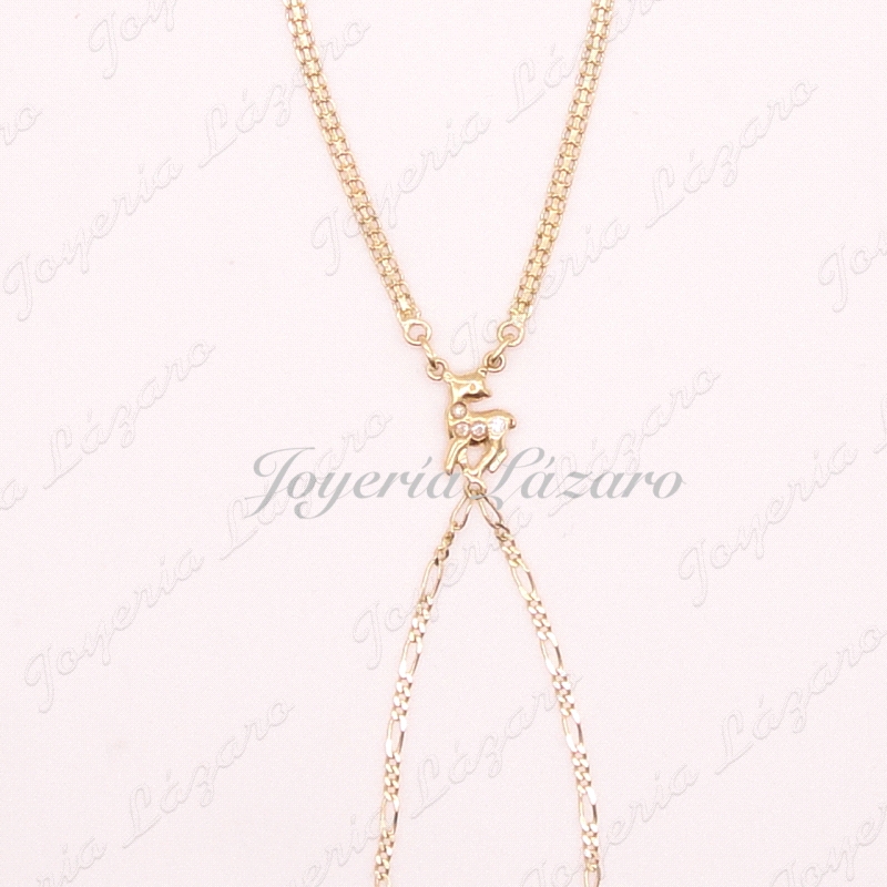 PULSERA ROMANA 18KTS bambi