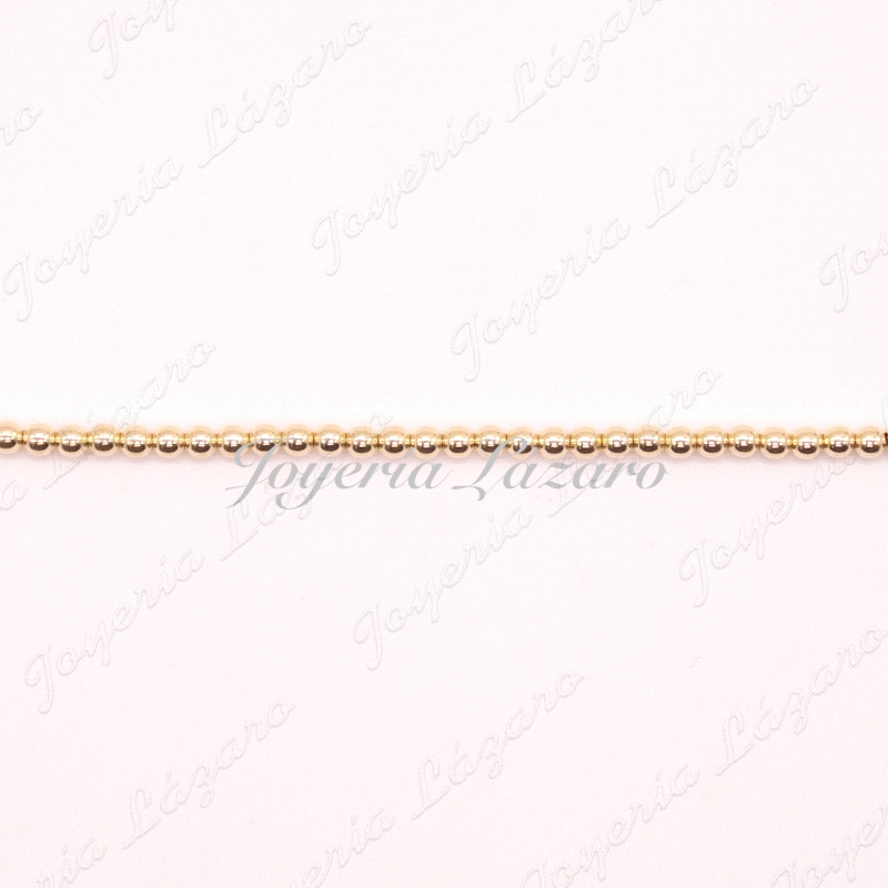 ORO 18 KTS PULSERA BOLAS
