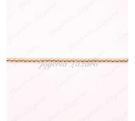ORO 18 KTS PULSERA BOLAS