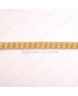 PULSERA ORO  18KTS SRA. PRINCESA TUPIDA