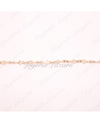 PULSERA ORO 18KTS BOCAOS CABALLO