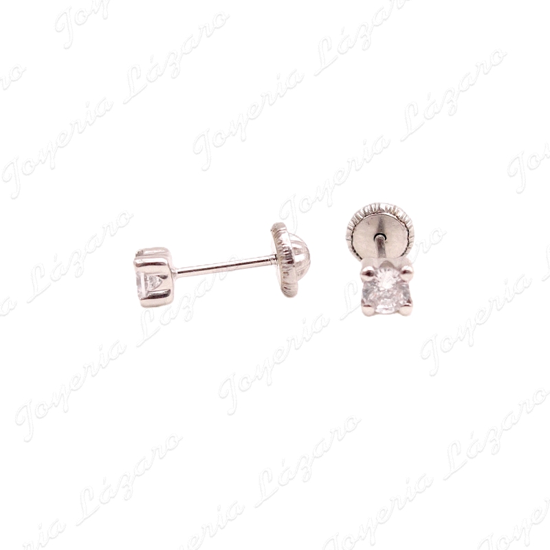 PEND. TORN. ORO BL.18 KTS CUAJO CIRCO 4 GARRAS 3MM