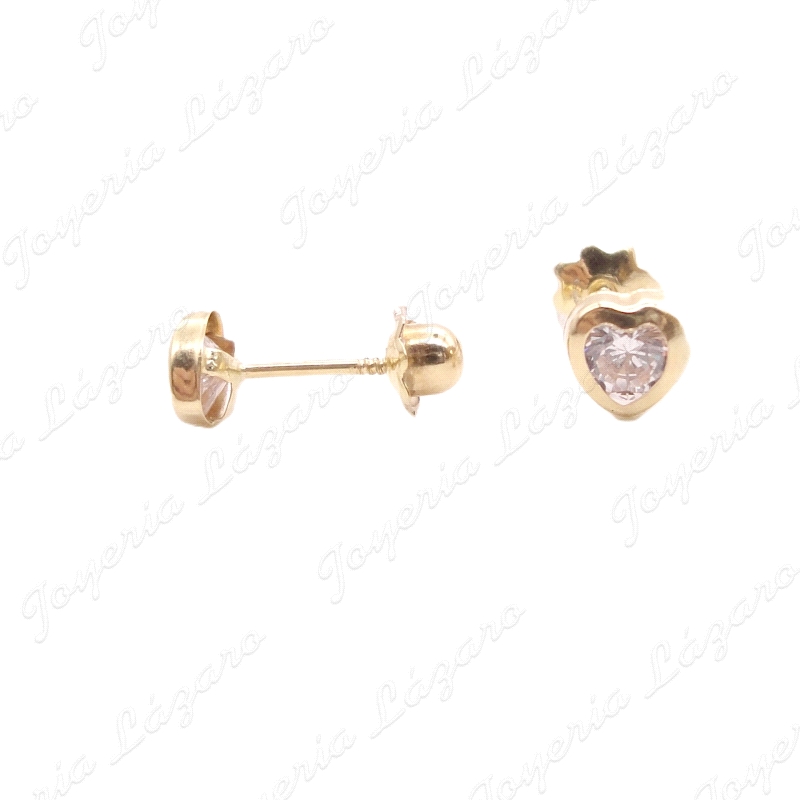 PEND. TORN. ORO 18 KTS CORAZON CIRCO 4MM