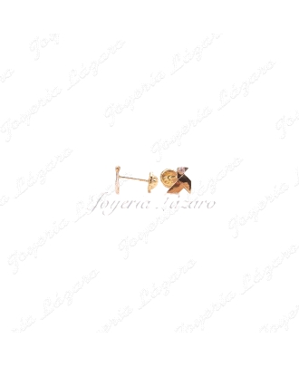 PEND. TORN. ORO 18 KTS PAJARITA PAPEL 6MM