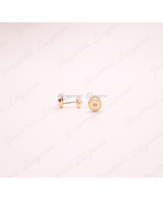 ORO 18 KTS PEND. REDONDO 1 CIRCO TORNILLO