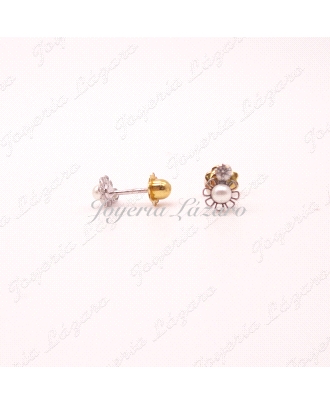 PENDIENTES 18KTS TORN.PERLITA
