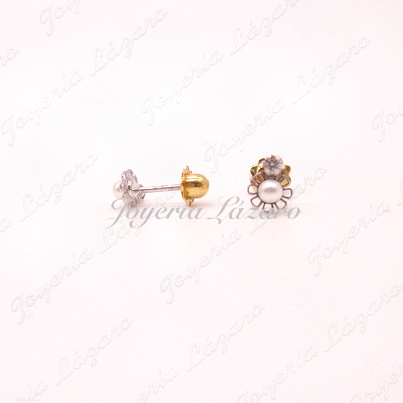 PENDIENTES 18KTS TORN.PERLITA
