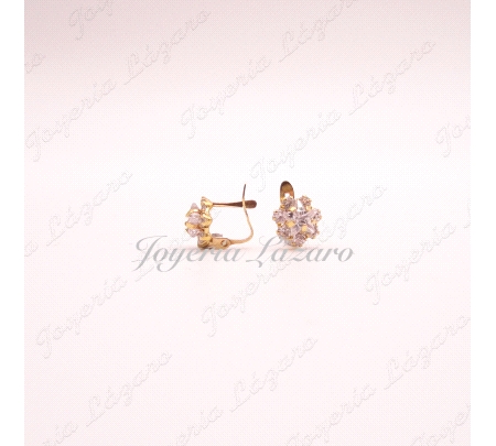 PEND. 18KTS CAT.ROSETON CIRCO.