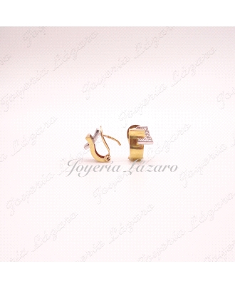 PEND. 18KTS OMEGA BICOLOR CIRCO.