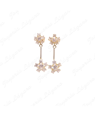 PEND. 18KTS 2 ROSETONES PRES. LARGO