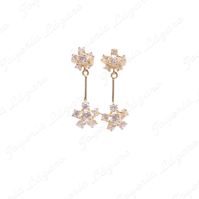 PEND. 18KTS 2 ROSETONES PRES. LARGO