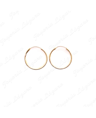 PEND. AROS ORO 18 KTS TABLA 1.5MMX15MM INT.