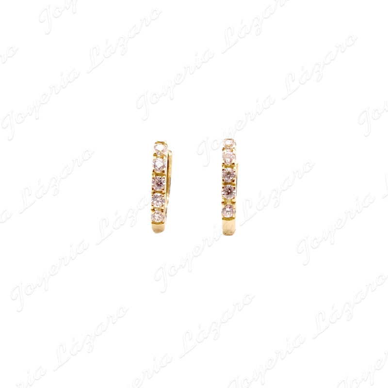 PEND. AROS ORO 18 KTS 2MM X1 INT. MICROCIRCO ENGASTE C. BISAGRA