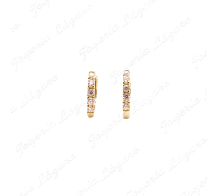 PEND. AROS ORO 18 KTS 2MM X1 INT. MICROCIRCO ENGASTE C. BISAGRA