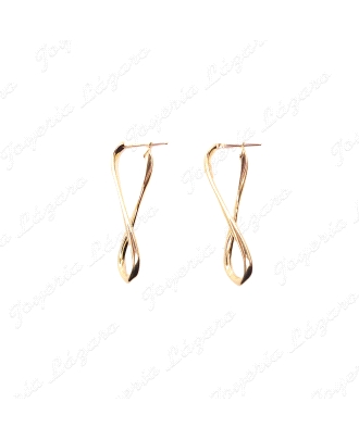 PEND. AROS ORO 18 KTS TUBO 2MM 8 LISOS