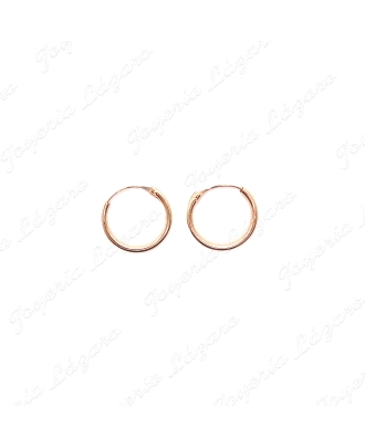 PEND. AROS ORO 18 KTS LIGERO 1X10MM