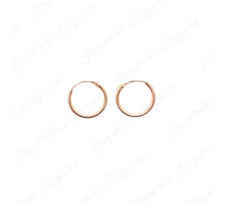 PEND. AROS ORO 18 KTS LIGERO 1X10MM