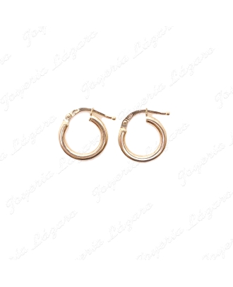 PEND. AROS ORO 18 KTS TUBO 2MMX 8MM INTERIOR