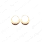 PEND. AROS ORO 18 KTS MORCILLAS 5MM GROSOR X 18MM EXT.