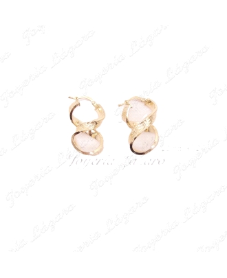 PEND. AROS ORO 18 KTS OCHO GRECA 4MMX25