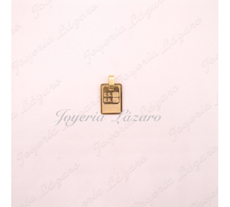 PLACA 18KTS CUADRADA