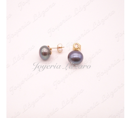 PEND. 18KTS TU Y YO PERLA DE TAHITI 10MM+CIRCO. C. PRESION PRESION