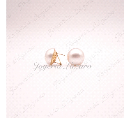 PEND. 18KTS PERLA JAPONESA MABE 13MM OMEGA