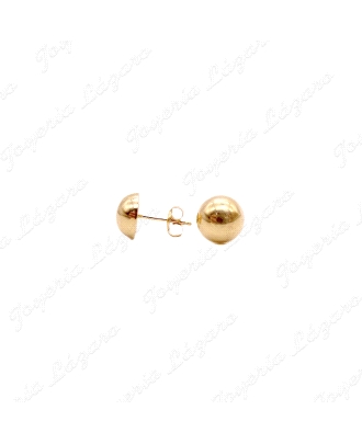 PEND. ORO 18 KTS 1/2 BOLA 8MM PRESION