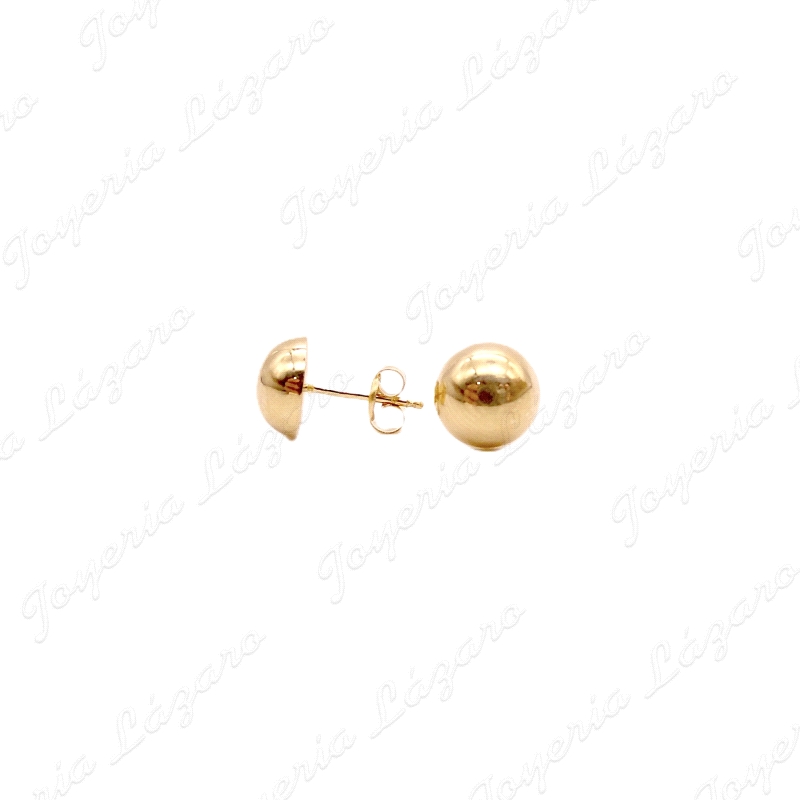 PEND. ORO 18 KTS 1/2 BOLA 8MM PRESION