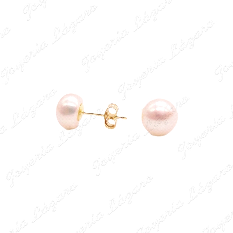 PEND. ORO 18 KTS PERLA BOTON CULTIVADA 7MM