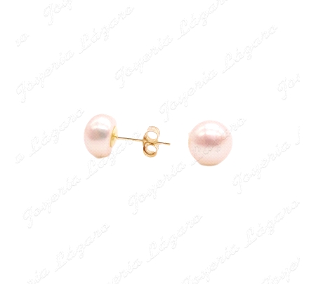 PEND. ORO 18 KTS PERLA BOTON CULTIVADA 7MM