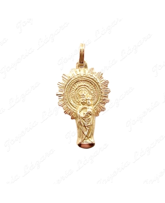 MEDALLA ORO 18 KTS VIRGEN DEL PILAR 30MM