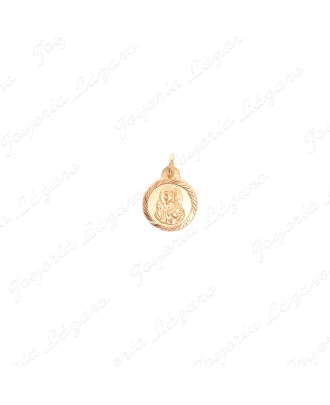 MEDALLA ORO 18 KTS CORAZON DE JESUS 8MM