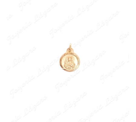 MEDALLA ORO 18 KTS CORAZON DE JESUS 8MM