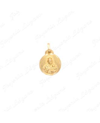 MEDALLA ORO 18 KTS ESCAPULARIO 13MM