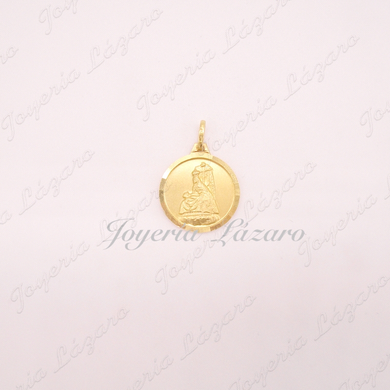ORO 18 KTS MEDALLA ESCAPULARIO,V ANGUSTIAS