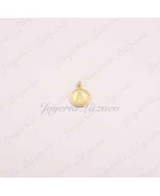 ORO 18 KTS MEDALLA FILO GALLONADO V. MAR