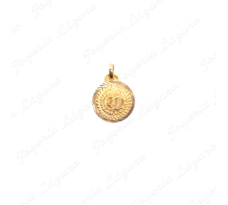 ORO 18 KTS MEDALLA ALIANZAS ENLACE