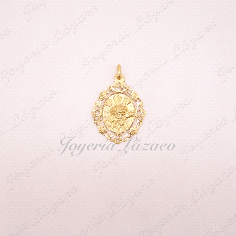 MEDALLA 18 KT.CRISTO GRAN PODER