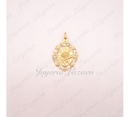 MEDALLA 18 KT.CRISTO GRAN PODER