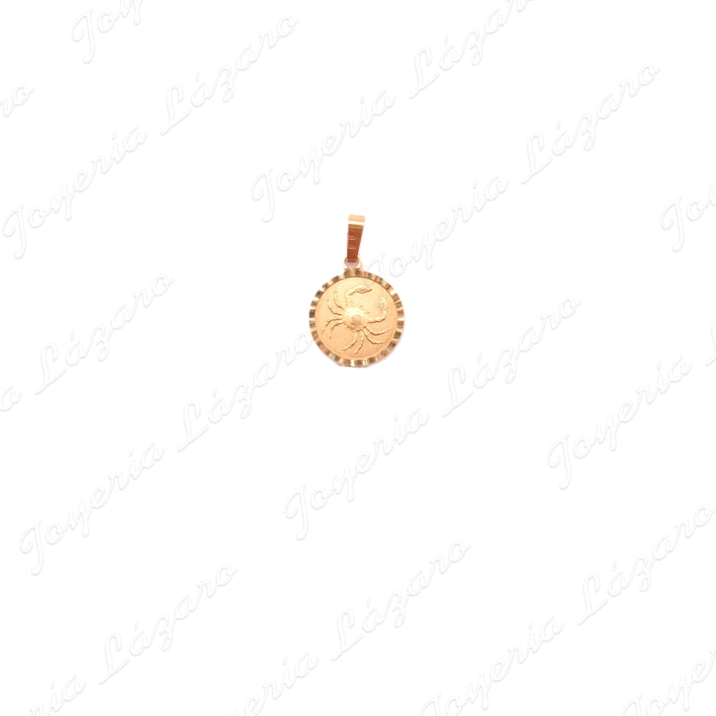MEDALLA 18KT HOROSCOPO CANCER 15mm