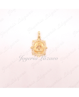 MEDALLA 18KT VIRGEN PILAR