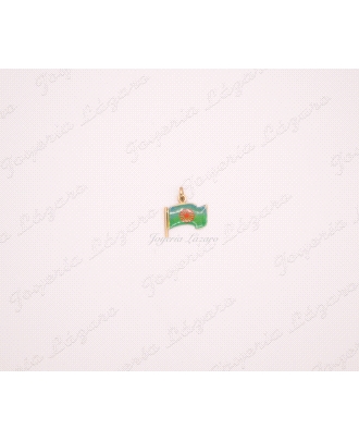 MEDALLA 18KTS BANDERA G
