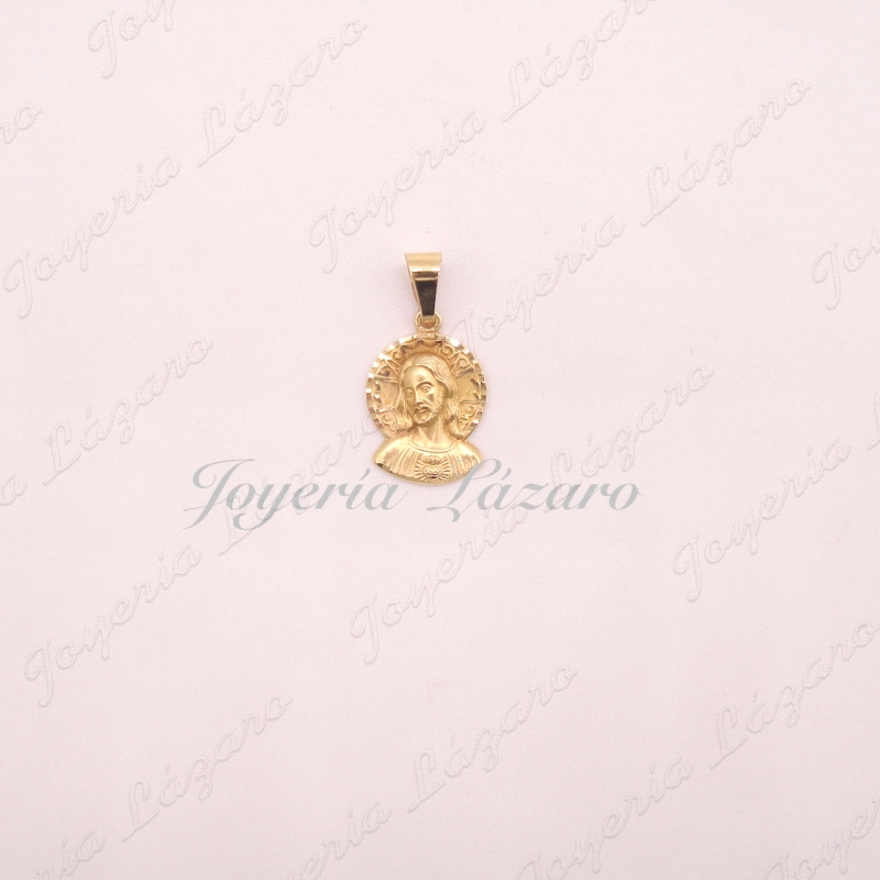 MEDALLA 18KTS CORAZON DE JESUS
