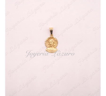 MEDALLA 18KTS CORAZON DE JESUS