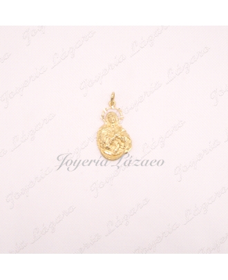 MEDALLA 18KTS VIRGEN MARIA PURISIMA GRANDE